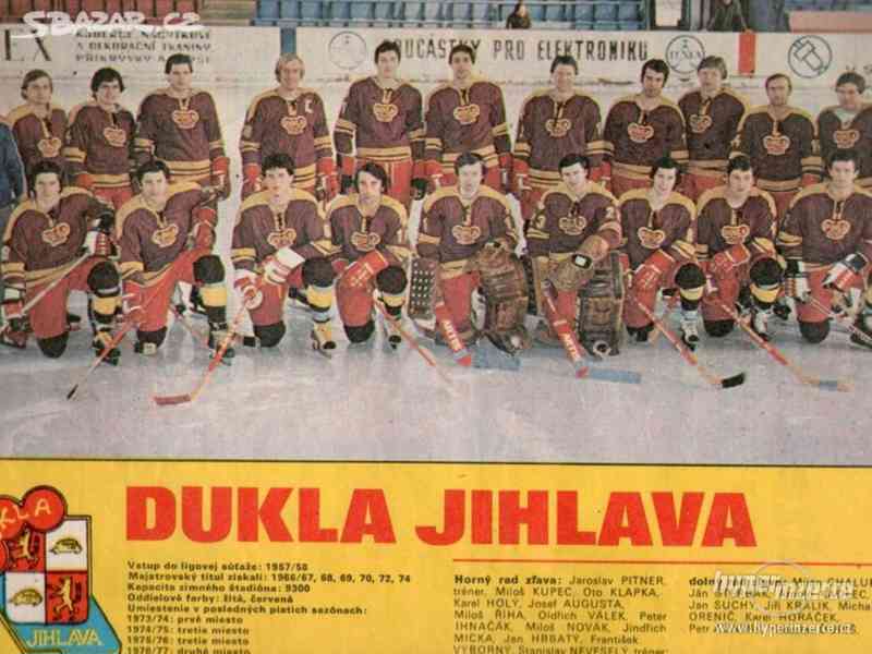 Dukla Jihlava - 1979 - hokej - foto 1