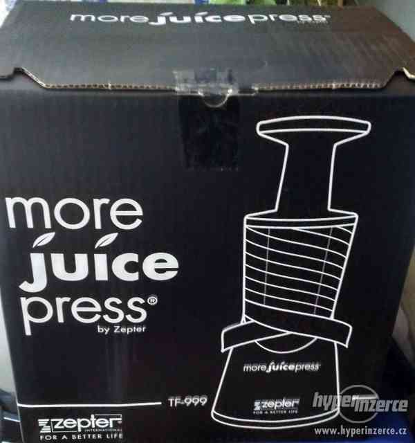 PRODÁM odšťavňovač - More Juice Press by Zepter - foto 2