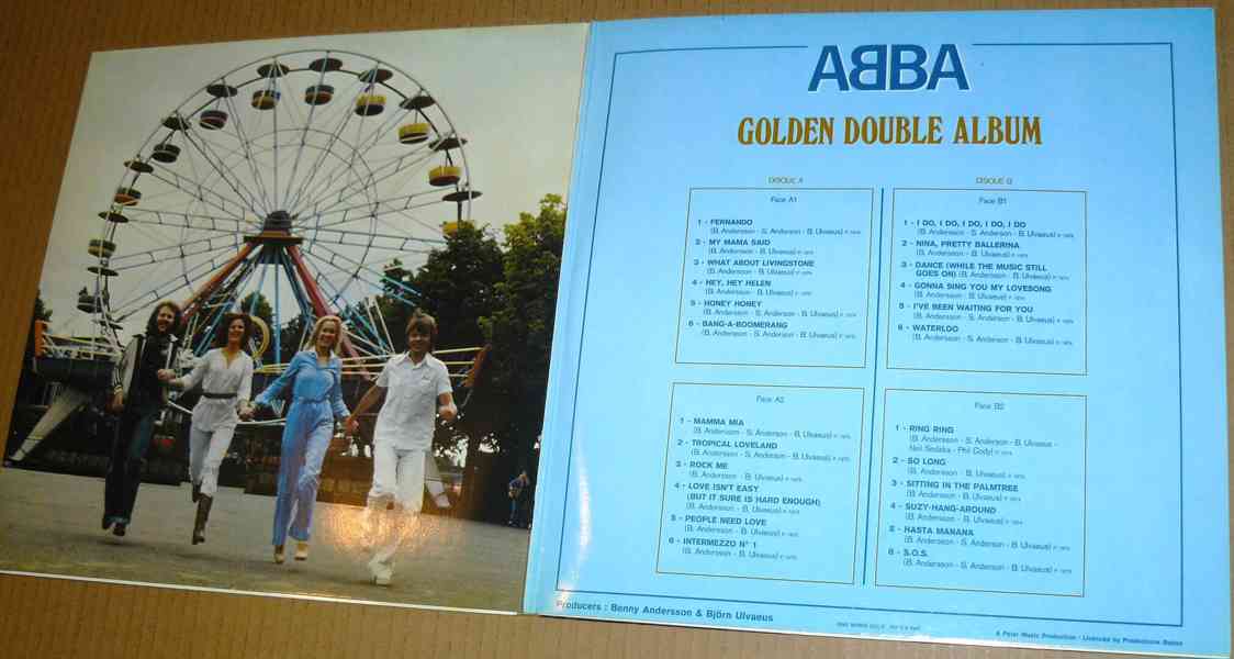 LP - vinyl  ABBA / GOLDEN DOUBLE ALBUM, Polar Music (1976)  - foto 2