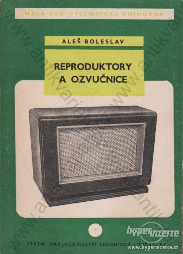 Reproduktory a ozvučnice Aleš Boleslav 1957 - foto 1