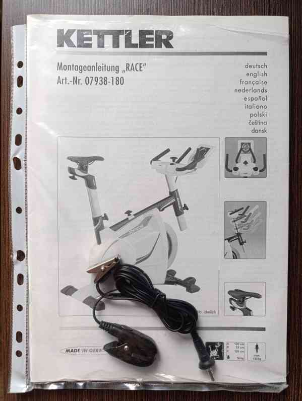 Kettler RACE cyklotrenažer – Made in Germany (top stav) - foto 8