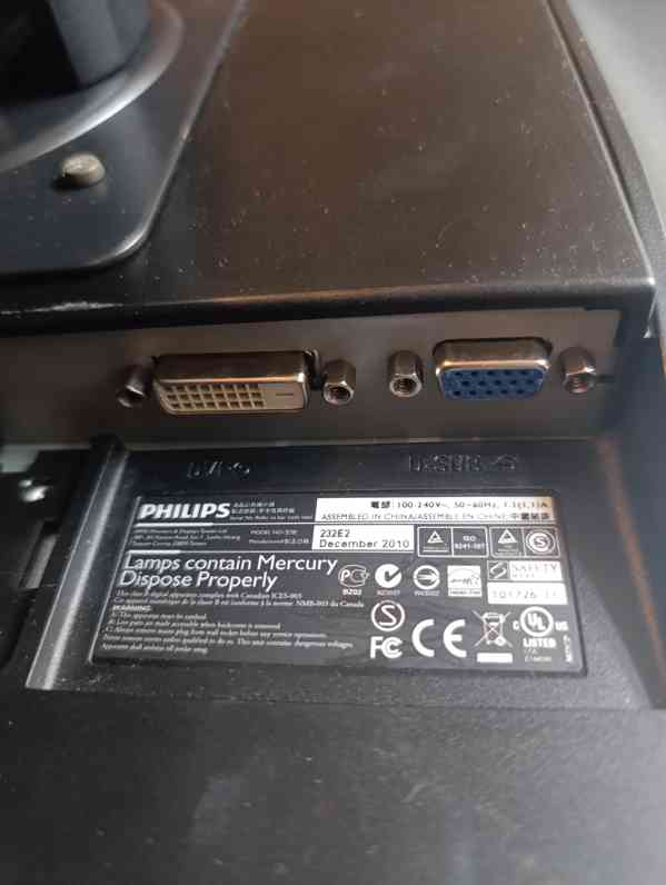 PC monitor Philips 232E2, 23 palce, černý - foto 6