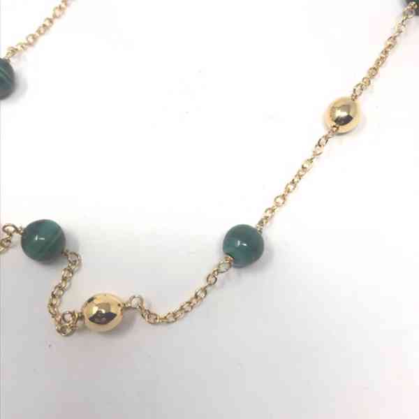 J.Crew - Kamenný náhrdelník zlaté barvy Demi Acme Velikost:  - foto 2