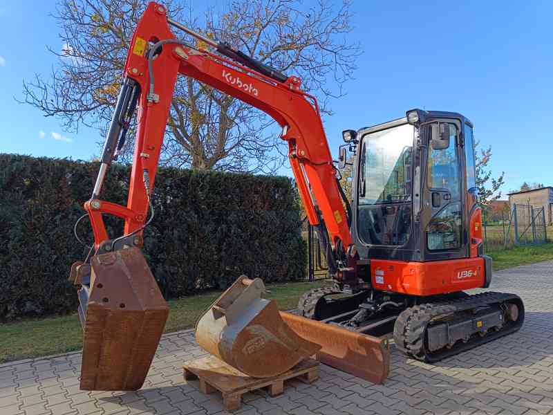 Minibagr Kubota U 36-4 r.v.2021  - foto 2