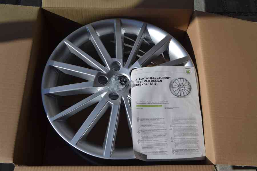 Škoda Octavia III – NOVÉ 18 Alu disky 7Jx18 ET51, silver - foto 2