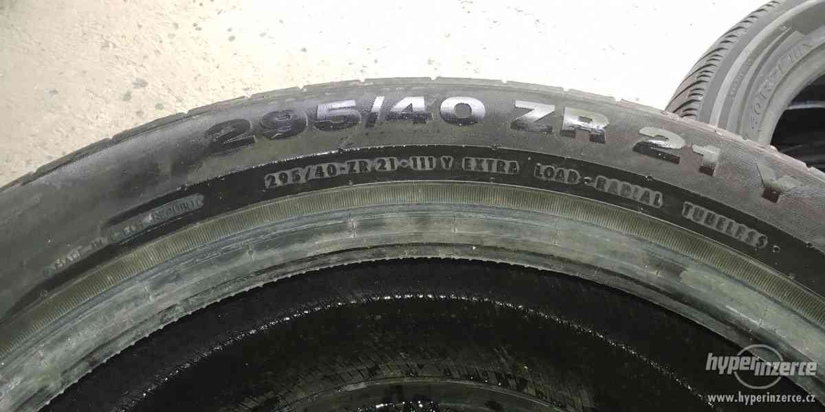 2ks letních pneumatik Continental ContiSportContact 5 295/40 - foto 1