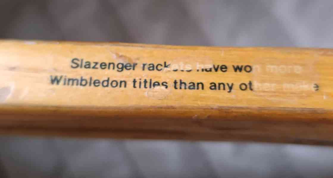 Starožitná tenisová raketa SLAZENGER - foto 7