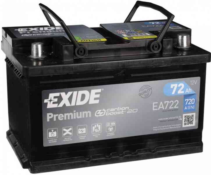 Autobaterie  EXIDE PREMIUM EA722   72 AH  722A - foto 1