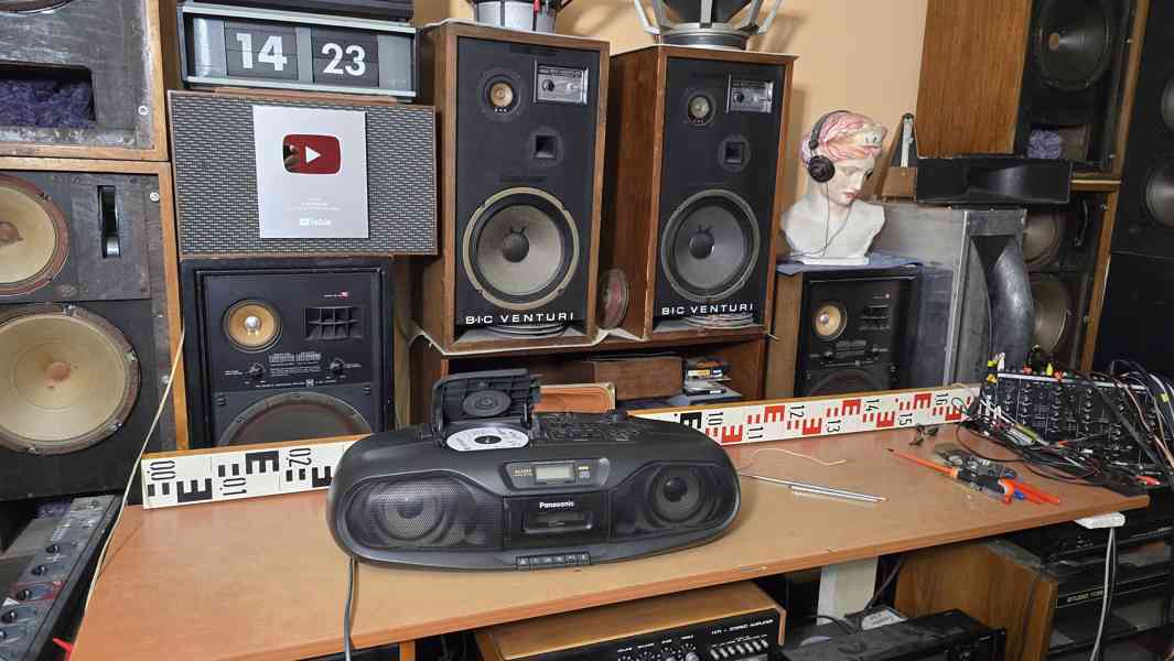 Panasonic RX-DS101 velký CD radiomagnetofon - Cobra - foto 2