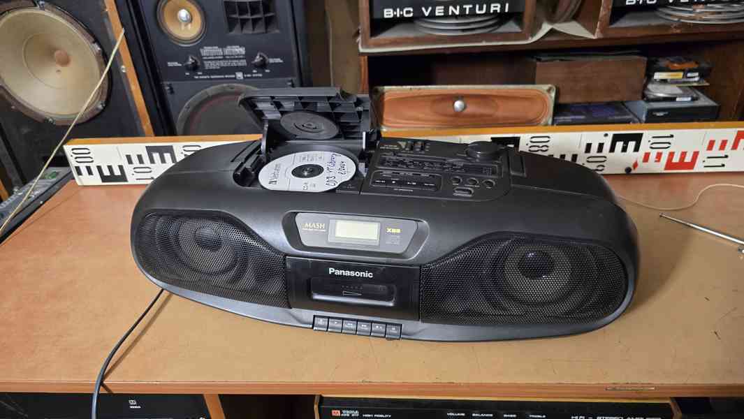 Panasonic RX-DS101 velký CD radiomagnetofon - Cobra - foto 1