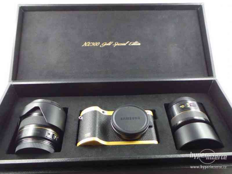 Speciální edice Samsung NX300 Systemkamera Gold - foto 4