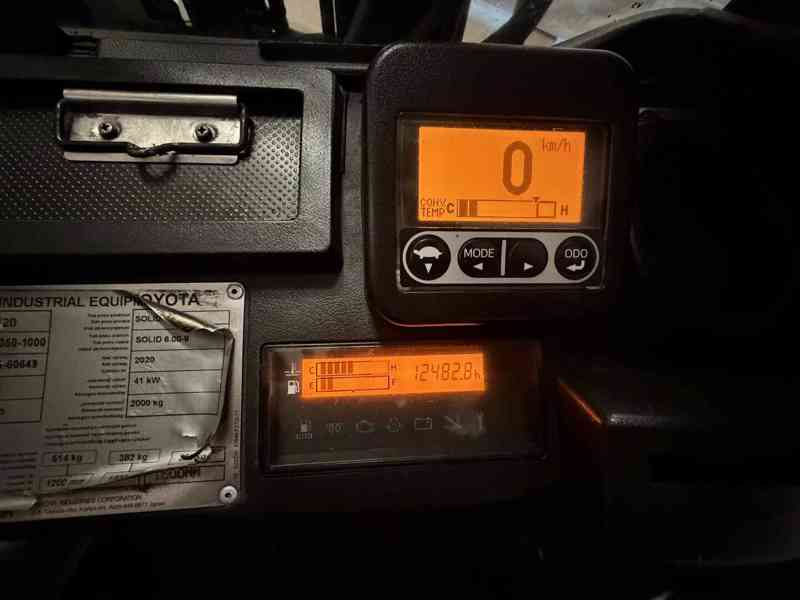 Vysokozdvižný vozík Toyota, 52-8FDF20. Teleskopické vidlice - foto 10