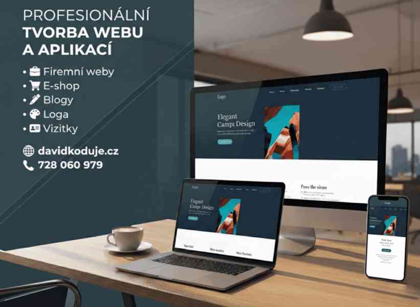 Moderní webové stránky a e-shopy na míru