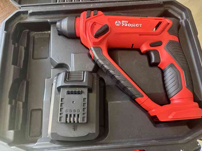 Aku vrtací kladivo 20V MyProject HD-06 + baterie 2.0 Ah - foto 2