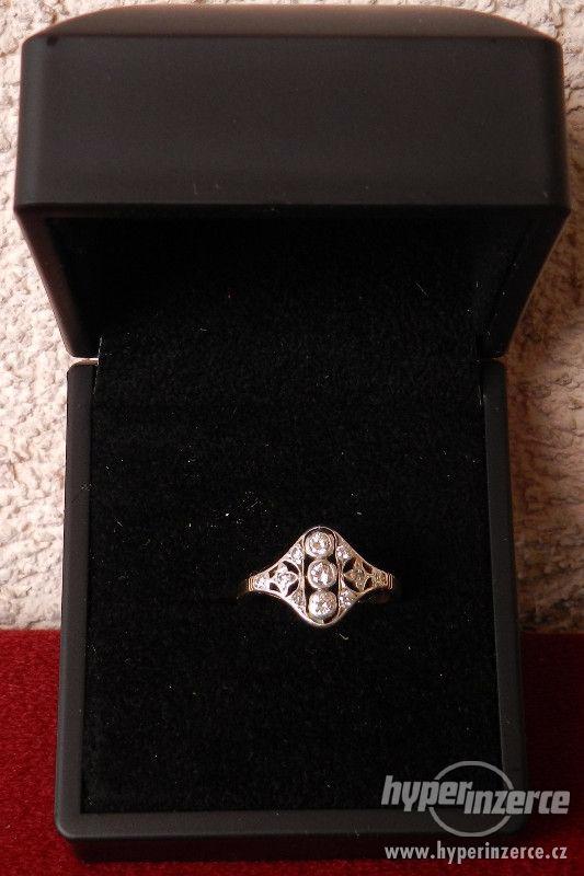 Art Deco šperky-prsteňe Originál - foto 2