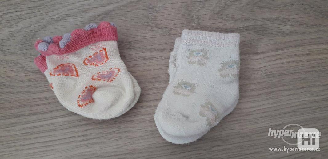 1174 - novorozenecké ponožky - foto 1