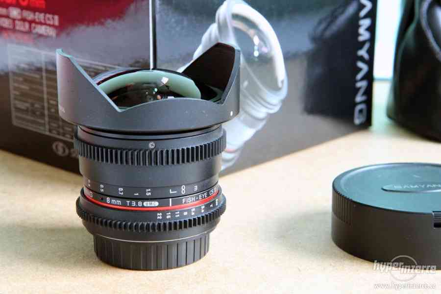 Samyang 8 mm, rybi oko, T3,8 Bajonet Canon - foto 4