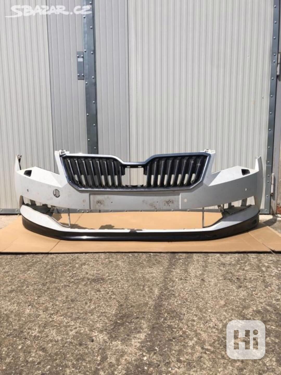 spoiler naraznik skoda superb 3 III predni tuning - foto 1