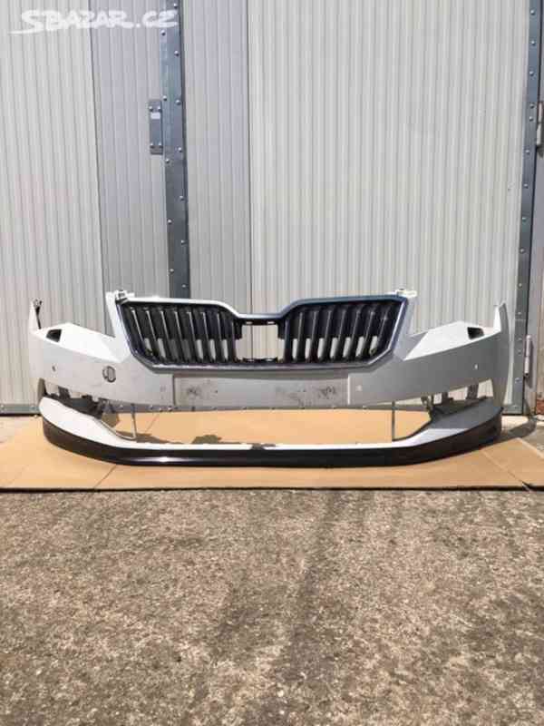 spoiler naraznik skoda superb 3 III predni tuning - foto 1
