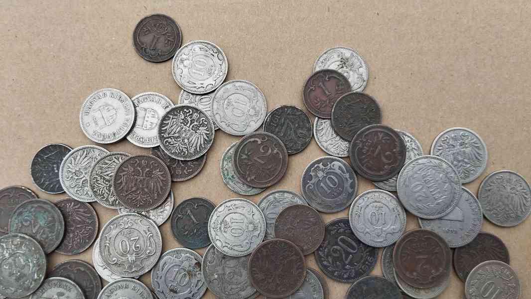 Staré mince, fillery viz foto, rakousko uhersko. Konvolut  - foto 9