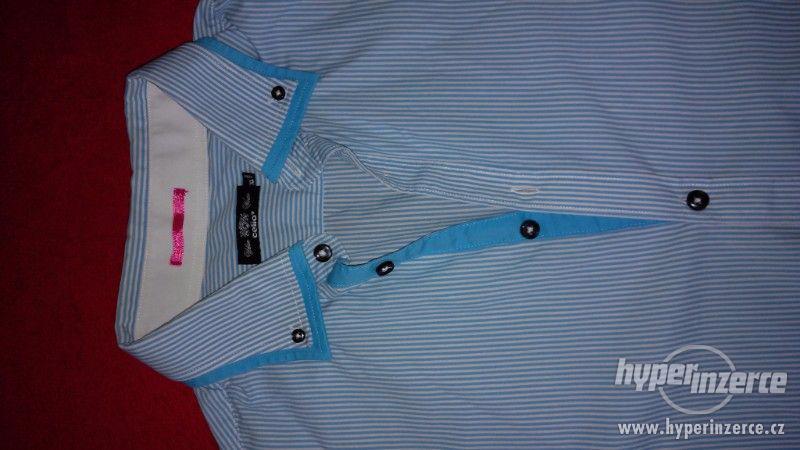Pánská košile Celio modro-bílá - foto 2