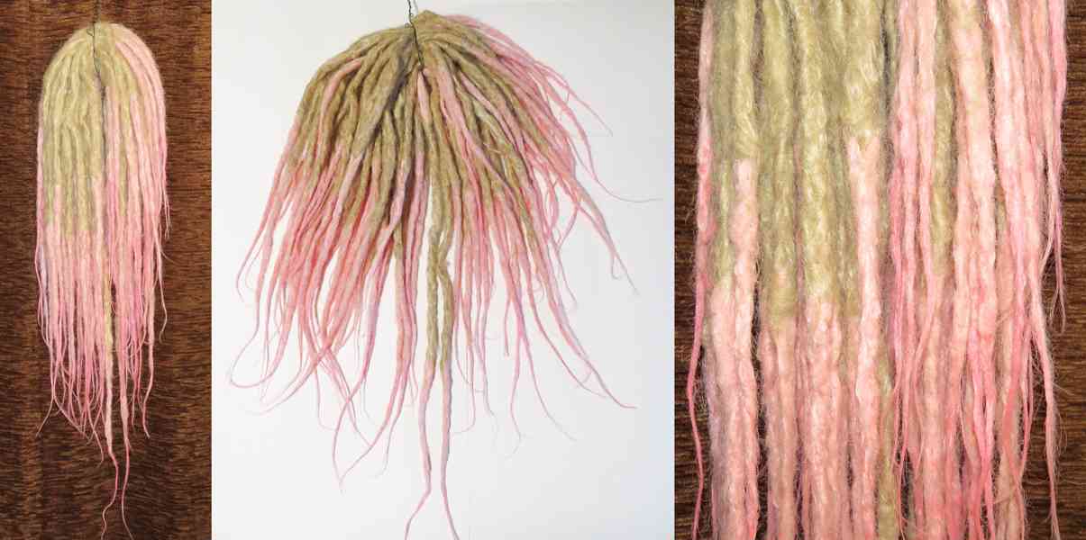 Dredy, prodlužování vlasů, rasta copánky, extravagantní účes - foto 2