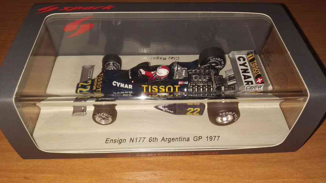 F1 Ensign N177 #22 Clay Regazzoni 1977 Spark S3953 1:43 - foto 2