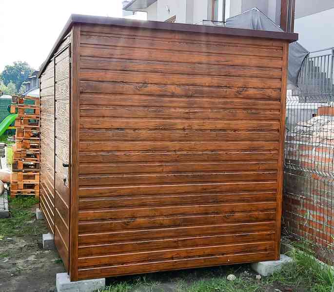 Zahradní domek - 3m x 2,5m, bočni spád - dveře  TS277  - foto 2