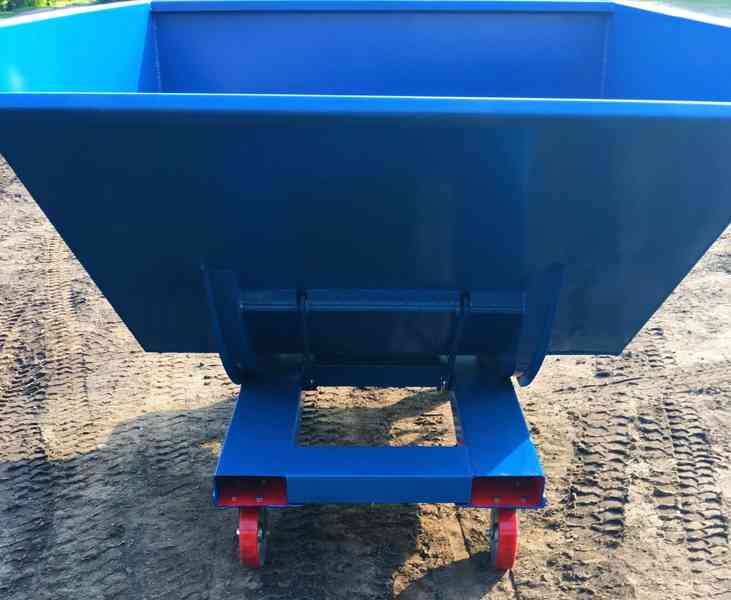 Pojemnik samoopróżniający, 1,5 m3, kontener - foto 2