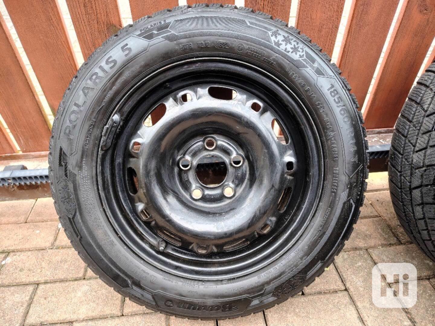 Zimní pneu s disky 185/60 R14  - foto 1