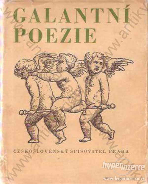Galantní poezie 1970 Československý spisovatel - foto 1