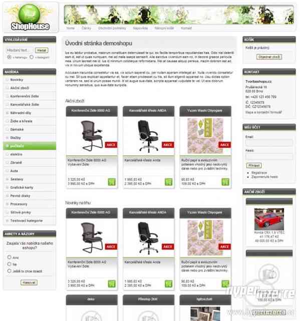 ShopHouse - aplikace pro internetový obchod - foto 1