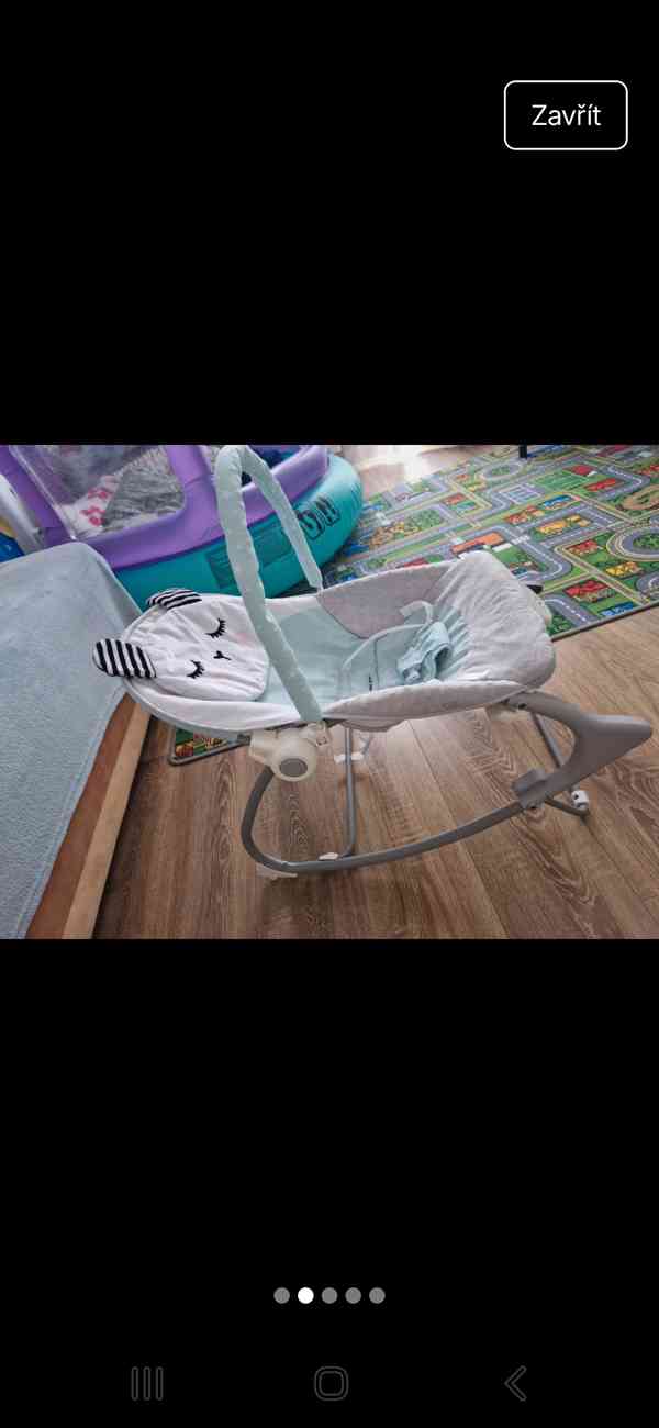 Vibrující lehátko pro miminko - foto 2