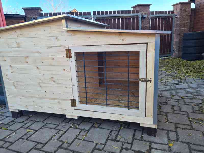 Zateplená psí bouda s předsíňkou, 6 velikostí - foto 5