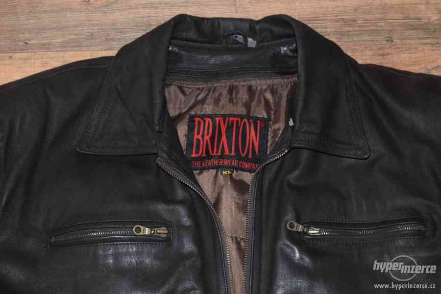 Kožená bunda Brixton velikost XL supr stav - foto 4