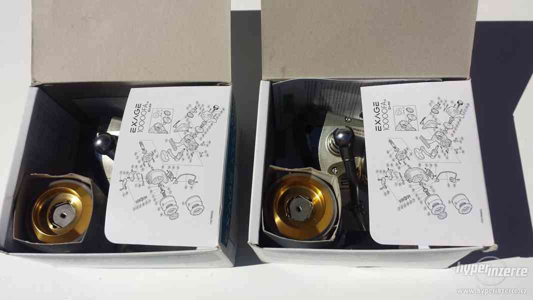 Prodám dva kusy navijáků Shimano EXAGE 10000FA - foto 1