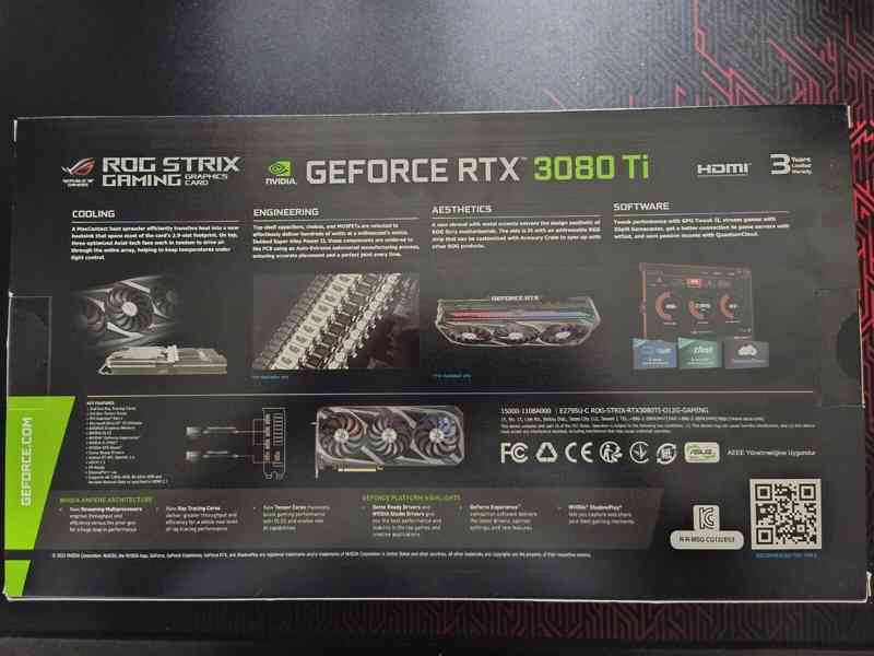 ASUS ROG Strix GeForce RTX 3080 Ti Graphics Card - foto 2