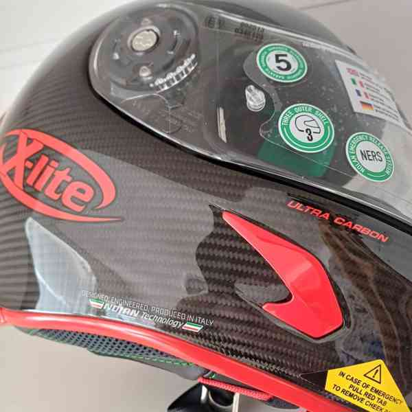 Silniční přilba X-Lite X-803 Ultra Carbon Puro Sport - foto 8