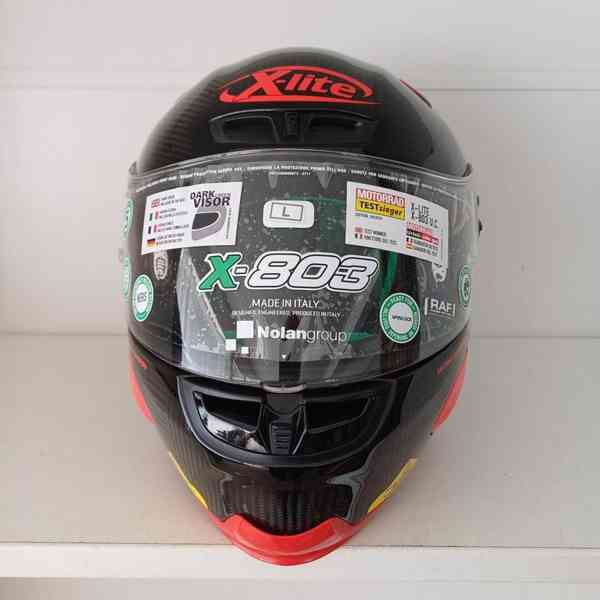 Silniční přilba X-Lite X-803 Ultra Carbon Puro Sport - foto 3