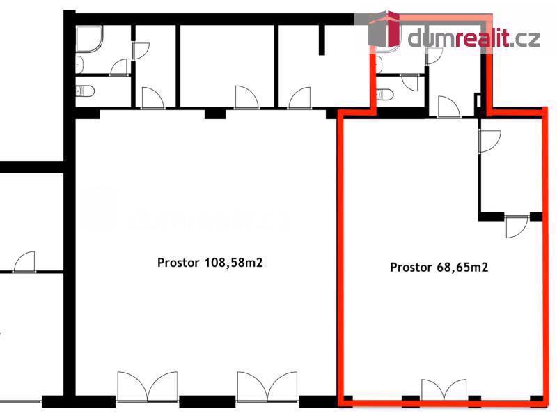 Pronájem obchodních prostor, Hodonín - foto 3