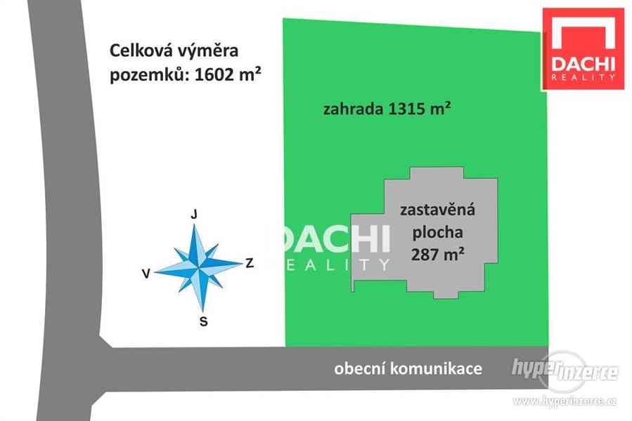 Prodej rodinného domu 7+kk s dvojgaráží a zahradou o výměře 1610m2 v obci Senohraby, okr. Praha - Vý - foto 4