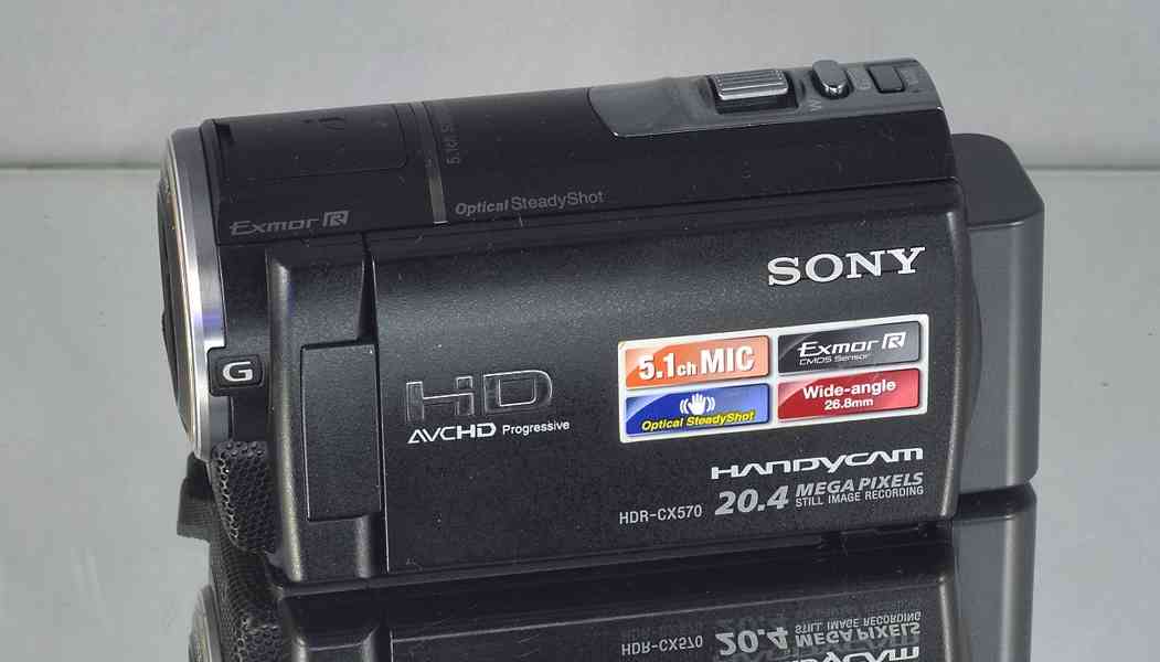 Sony HDR-CX570E kamera*FullHD  50p*SteadyShot - foto 4