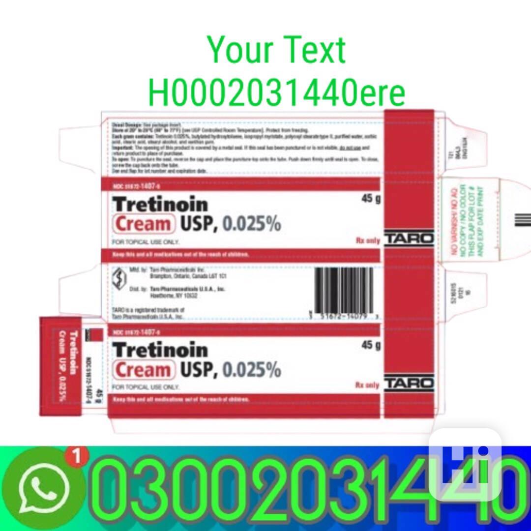 Tretinoin Cream 0.025% Acne in Mingora=03002031440=- - foto 1