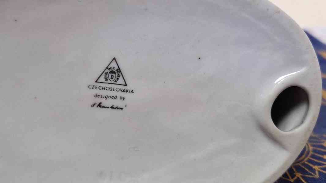 Porcelánová plastika Muzikant Royal Dux Atelier Signováno - foto 8