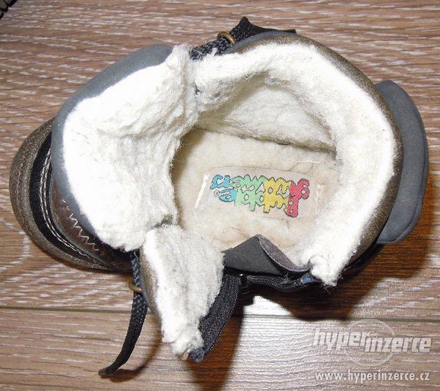 Zimní boty Bubblegummers s kožíškem - jako NOVÉ - foto 5