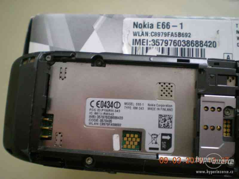 Nokia E66 z r.2010 - mobilní telefony od 50,-Kč - foto 22
