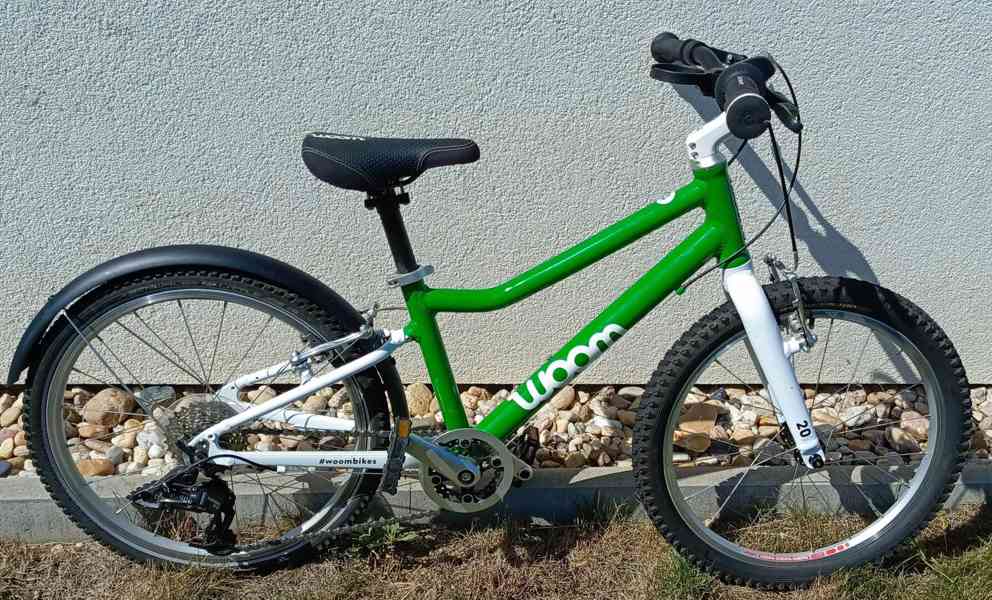 Dětské kolo Woom 4 (20") – zelené - foto 2