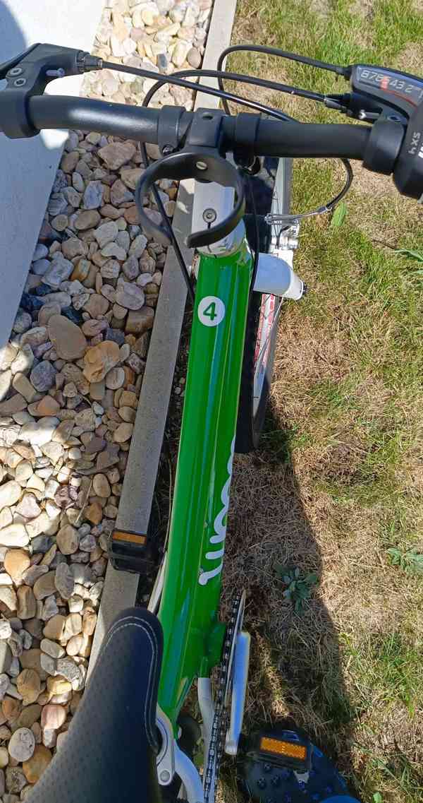 Dětské kolo Woom 4 (20") – zelené - foto 3