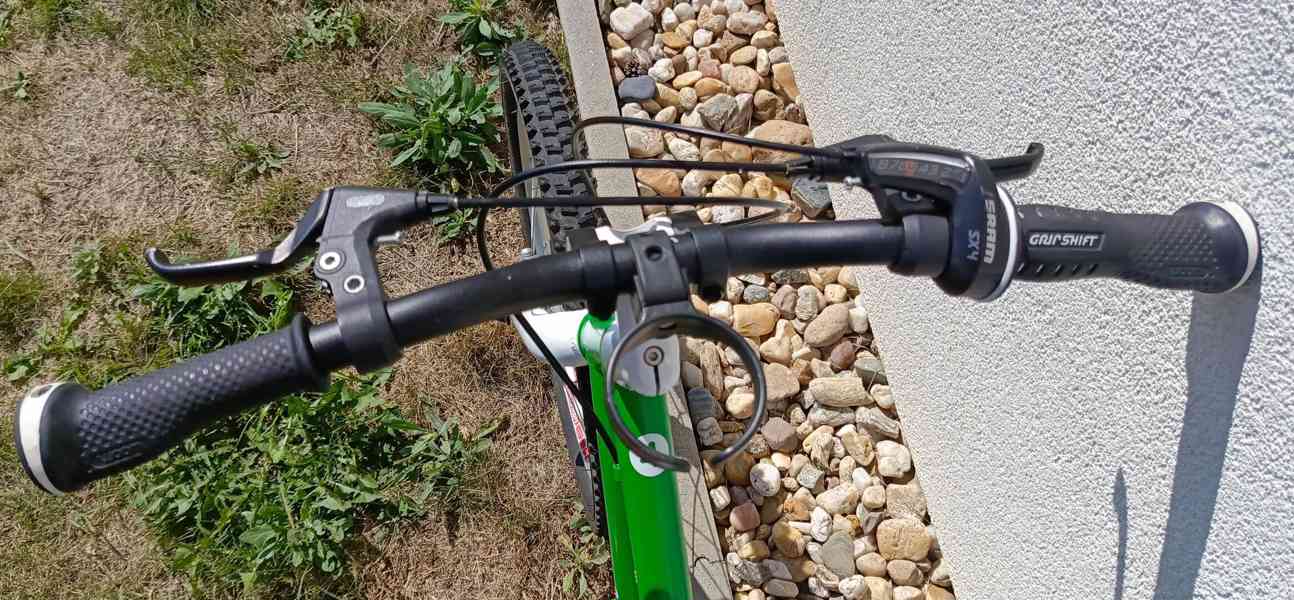 Dětské kolo Woom 4 (20") – zelené - foto 4