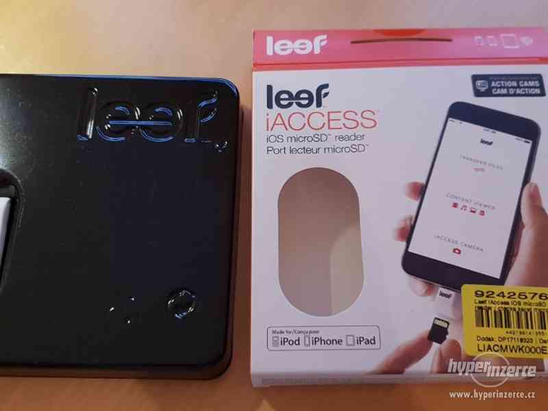 Čtečka paměťových karet Leef iAccess IOS microSD card reader - foto 1
